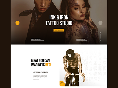 Tattoo Studio- Layout Bundle dark figma joomla joomshaper layout tattoo tattoo art tattoo parlor tattoo studio trendy ui