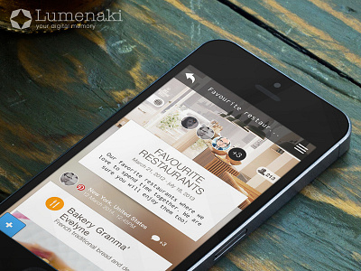 Lumenaki - Album Template #1 album content curation design iphone lumenaki mobile