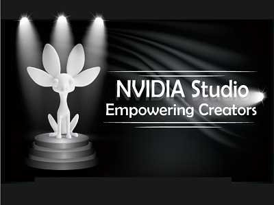 NVIDIA Studio branding design dribbble illustration logo nature nvidia nvidia studio
