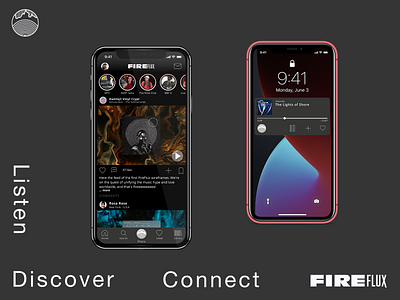 FireFlux branding checkout connect credit card checkout culture library library card livefeed livestream music app music player profile page research scroll socialmedia stories ui ux videoplayer