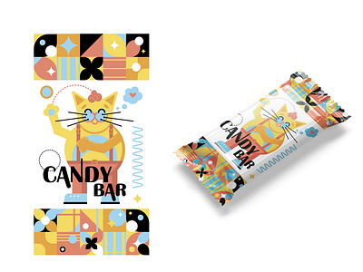 Packaging design for chocolate bar.