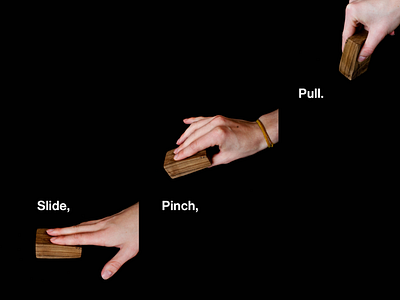 The Topography of Touch - Slide, Pinch, Pull.
