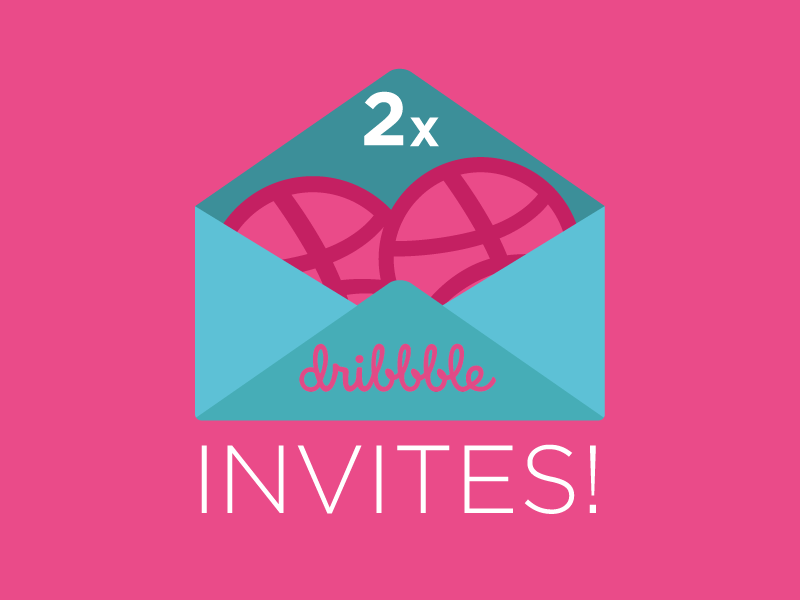 2x Dribbble Invites to Giveaway! giveaway contest dribbble invite dribbble invite
