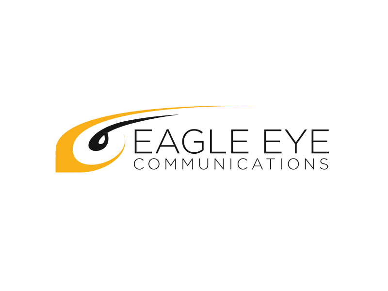 Eagle Eye Communications Branding flat clean brand bird illustration identity branding vector design logo
