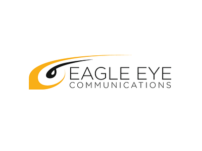 Eagle Eye Communications Branding bird brand branding clean design flat identity illustration logo vector