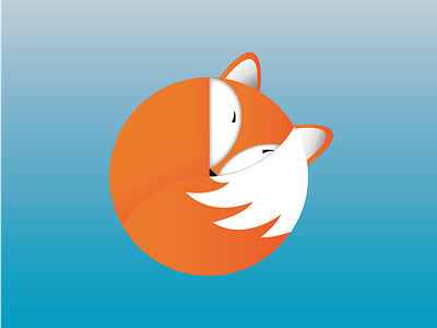 Cosy Fox animal animal design branding design fox icon illustration mark vector