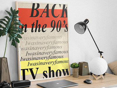 Bojack Horseman poster design illustration typography