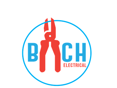 Electrical company logo branding design illustration logo typography vector
