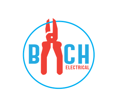 Electrical company logo branding design illustration logo typography vector