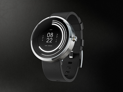 Zoe Jordan Watch face - 'Active' clock moto360 smartwatch ui watch wearable