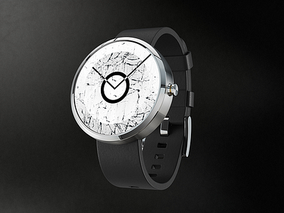 Zoe Jordan Watch face - 'Weekend' clock moto360 smartwatch ui watch wearable