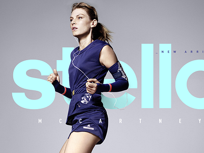 Adidas - Stella McCartney adidas photography sport studio typography