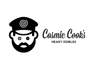 Cosmic cannabis cosmic food logo