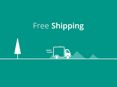 Free Shipping animation css illustration svg