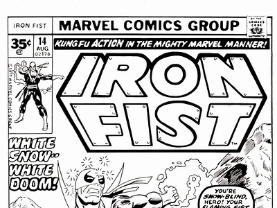 Iron Fist #14 cover Re-creation artwork comicart design illustration illustrator ironfist marvel marvelcomics