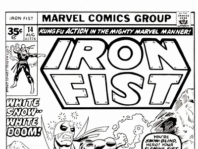 Iron Fist #14 cover Re-creation