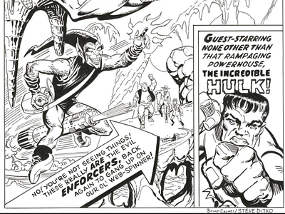 The Amazing Spider-Man #14 re-creation 1960s artwork classic comic book art comic books comicart comics illustration marvelcomics spiderman