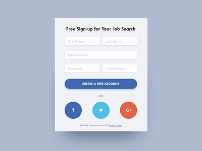 Login Page clean log in login minimalistic register sign up simple ui web web design