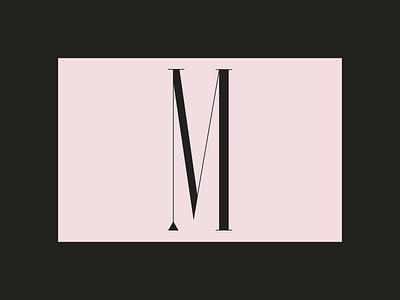 M typography
