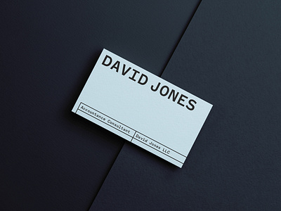 Accountant Business Card Design