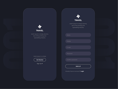 Sign Up Ui Design