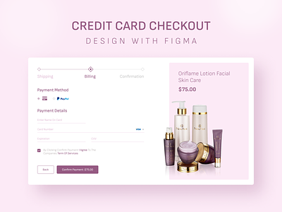 Credit Card Checkout branding checkout checkout page daily ui 02 dailyui graphic design ui ui design uiux ux design