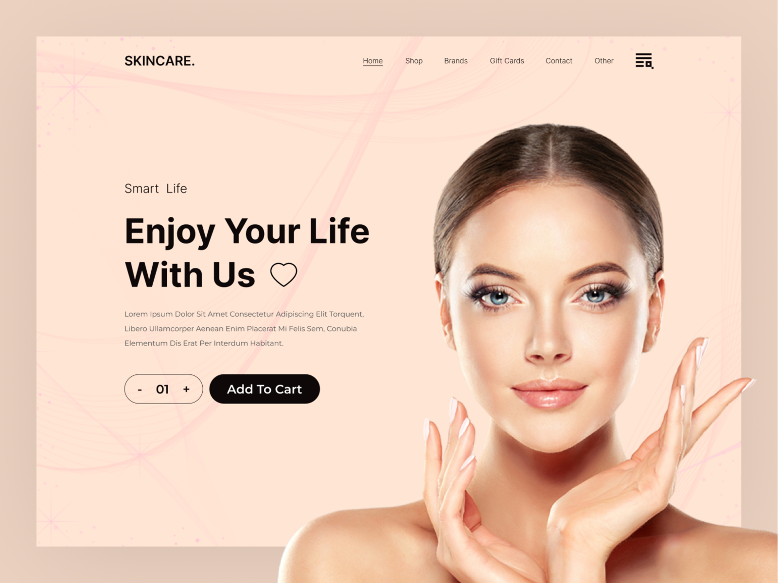 Skincare Landing Page Ui Design With Figma by Doni Talukder on Dribbble