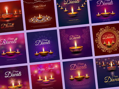 Diwali Deepavali Social Media Post and Banner Design banner design deepavali diwali diwali post design diwali poster donitalukder festival design indian festival poster design social media banner social media design