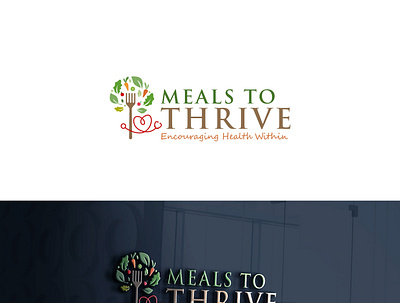 Meals to Thrive branding illustration logo