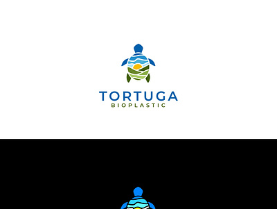 Tortuga Bioplastics branding design logo