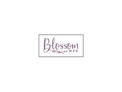 Blossom Med branding illustration logo