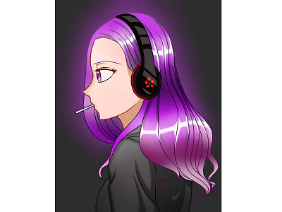 Gowing Hair art artwork beauty character colour comic comic art design girl character hairstyle illustration logo webtoon