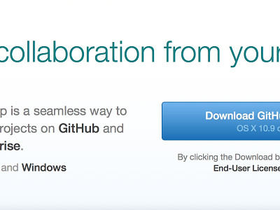 Github Desktop site desktop git github website