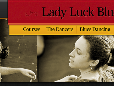 Lady Luck Blues | Work in Progress design interface red ux website