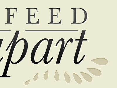 A Feed Apart Logo a feed apart logo mark