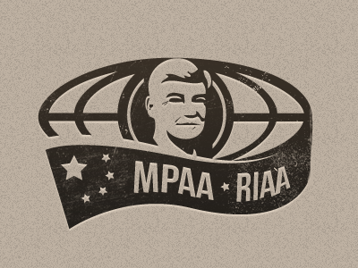 A logo for a campaign against SOPA