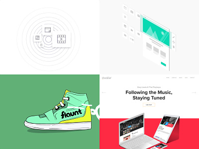 Our Best Shots of 2018 branding design dwaiter icon illustration interface ux vector website
