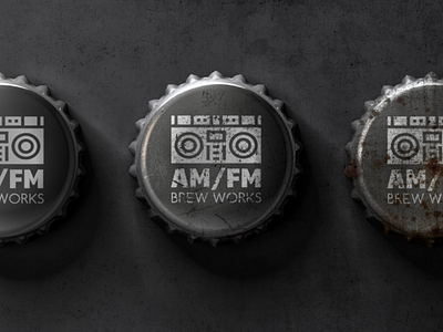 AM/FM Brew Works Logo dispensary logo