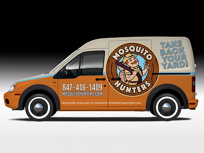 Mosquito Hunters Van Wrap