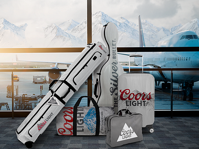 Coors Light Luggage