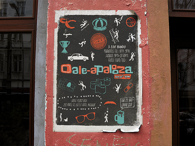 Dale-apalooza Poster fundraiser poster