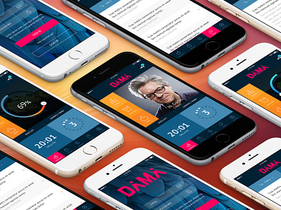 Dama App Design app design app ui