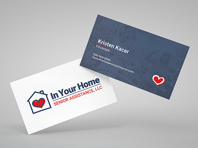 In Your Home Biz Card businesscard logo