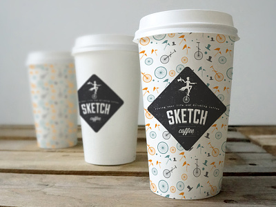 Coffee cup branding mockup