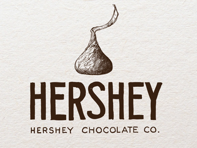 Hershey logo winning design chocolate logo handdrawn logo hershey logo won contest