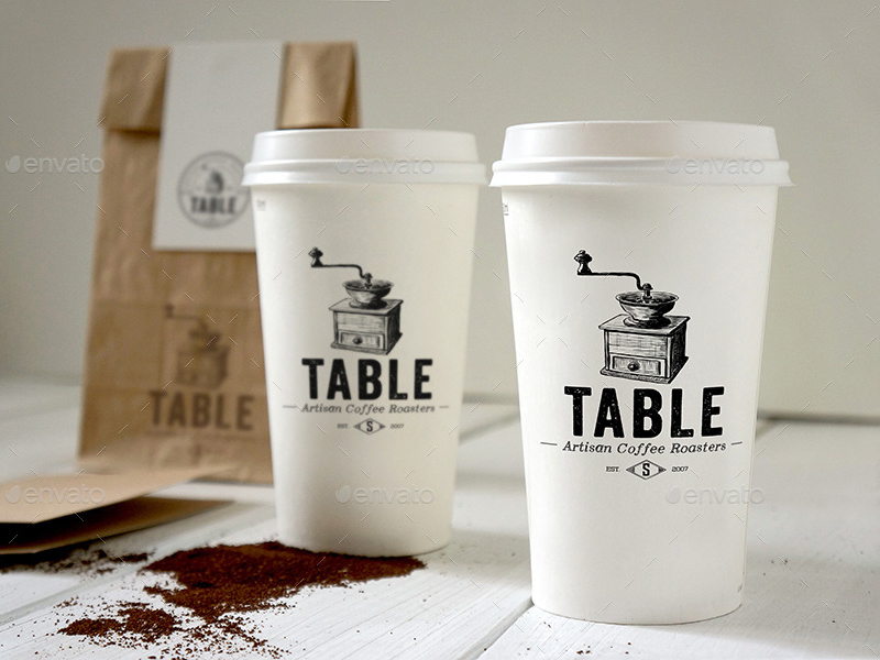 Download Coffee Branding Mockup by Amris on Dribbble