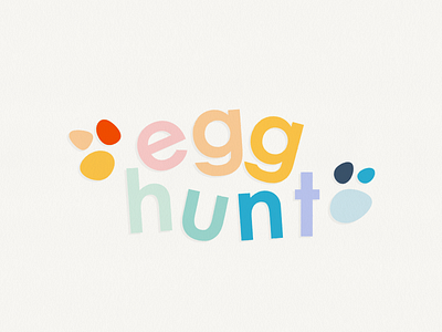 Egg Hunt | Kids Easter Event branding children church design easter egg hunt illustration kids logo print vector