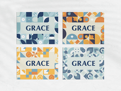 Grace | Sermon Series branding christian church design illustration mockup print vector