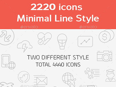 4440 Minimal Line Icons android icons bold line icons icons pack line icons minimal icons minimal line icons seo stroke icon thin line icons ui design vector icons web icons