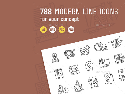 Modern Line Icons For Your Concept flat line concept ios icons line concept icons line icons material minimalistic modern line icons out line simple concept. simple line thin line icons ui